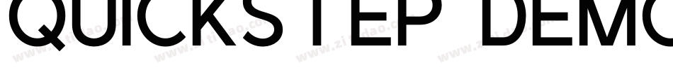 quickstep demo regul字体转换